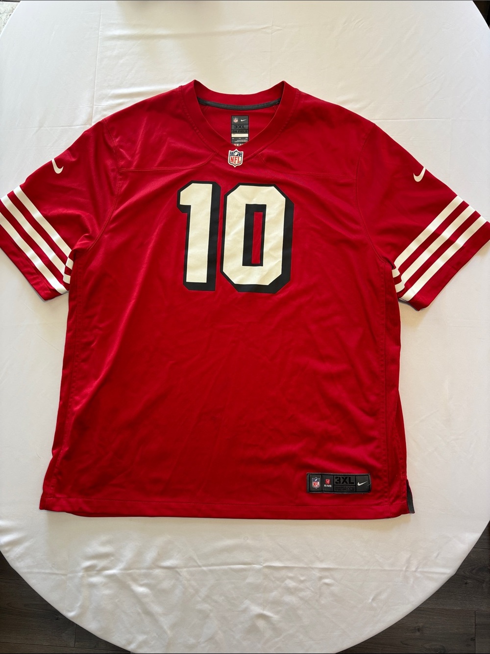 Jimmy Garoppolo #10 San Francisco 49ers Nike Limited Vapor Mens 3XL
